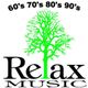 RELAX MUSIC 60's 70's 80's 90's  logo