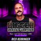 DJ RICO BERRINGER - BIGGER BLACK & LEATHER 8 ANOS 2K21 - MY HEART GOES  / 12 21 logo