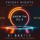 DJ BAXTER LIVE 92.9 NEW FM logo