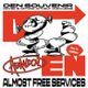 Nos mixed w/ Almost free services logo