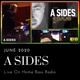 A Sides Live On Home Base Radio - June 2020 logo
