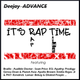 Deejay ADVANCE Presents IT's RAP TIME - Mixtape  Underground Rap US - 2013 logo