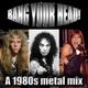 Bang Your Head 80s Metal Mix by Inflatable Voodoo Dolls logo