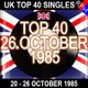 UK TOP 40 : 20 - 26 OCTOBER 1985 logo