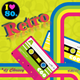 Retro 80's logo