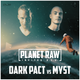 Planet Raw invites: Raw Style United - Promomix || Dark Pact logo