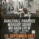 Ma Gash vz Warrior Sound 2021 Sept 25th -Dancehall Paradise (1-2-3 Badda Dan Flash) - Guvnas Copy logo