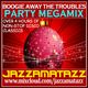 Party megamix BOOGIE AWAY THE TROUBLES: Dan Hartman, Sugar Hill Gang, Blondie, Chic, Bee Gees, ABBA logo