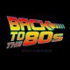 Classic 80's pop rock music logo