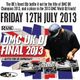DMC UK DJ Final 2013 Promo mix by UK Finalist Mighty Atom  logo