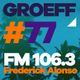 GROEFF Radioshow 77 on Tros FM OCTOBER 8th by Frederick Alonso logo