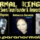 Paranormal King Radio guest Author & Intuitive Paranormal Investigator Rebecca Genesis logo