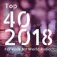The Top 40 Countdown for Zouk My World Radio Australia 2018! logo