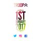 DJ TROOPA 1ST JANUARY 2017 logo