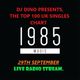 THE UK'S RETRO SINGLES TOP 100 CHART 29TH SEPTEMBER 1985, DJ DINO LIVE RADIO STREAM SPECIAL.! (PT 1) logo