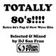 TOTALLY 80's! - Retro 80's Pop & New Wave Hits - Selected & Mixed by DJ SAN FRAN logo