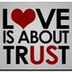 Love is about trust logo
