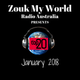 January 2018 - Hottest 20 Zouk Tracks - Official DJ Alexy Mixtape for Zouk My World Radio! logo