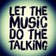 Let the music do the talking logo