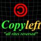 ALL RITES REVERSED: copyleft music by Binliner, Talk Less Say More, Mute Speaker, Sonic Deadhorse... logo
