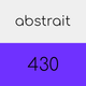 Just listen and relax - abstrait 430 logo