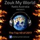 The Top 40 Countdown 2017 for Zouk My World Radio Australia! logo