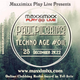 Techno Age #011 on Air for Maxximixx Play Live Clubbing Radio 25 December 2K22 logo