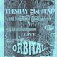 Orbital live at Herbal Tea Party in Manchester on 21 June 1994 Glastonbury warm up logo