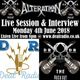 The Rock Out 4th June 2018 with Alteration LIVE logo