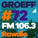 GROEFF Radioshow 72 on Tros FM OCTOBER 4th by Rawdio logo