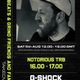 G-Shock Radio - Beats & Grind Friends and Family Takeover 05/08 - Notorious TRB logo