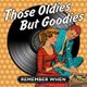THOSE OLDIES BUT GOODIES feat The Beatles, The Beach Boys, The Ronettes, Paul Anka, Connie Francis logo