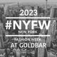 NYFW 2023 AT GOLDBAR logo