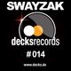 Swayzak - Decks Records Podcast Edition 014 logo