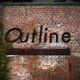 OUTLINE afterclub -J. Goldsmith in June 1998- B-side logo