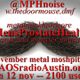 Movember Prostate Health 17 KAOS radio Austin Mosh Pit Hell Metal Punk Hardcore w doormouse dmf logo