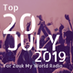 July 2019 - Hottest 20 Zouk Tracks for Zouk My World Radio! logo
