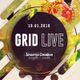 GRID LIVE @ Dharma Creative // 19.01.2018. logo