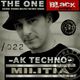 Black-series podcast THE ONE dj & moreno_flamas NTCM m.s Nation TECNNO militia /022 factory sound logo