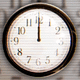A glitch in time logo