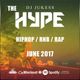 @DJ_Jukess - #TheHype June Rap, Hip-Hop and R&B Spotify Promo Mix logo
