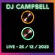 DJ CAMPBELL - LIVE 25/DECEMBER/2023 logo