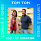 Poète et chanteur Tom Tom - au micro de Christel Picault logo