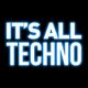 Minimal electro techno next level logo