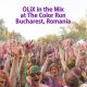 OLiX in the Mix at The Color Run Bucharest Romania 2014 logo