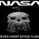 'NASA: NEVER ADMITS SPACE ALIENS' _March 15, 2017 logo