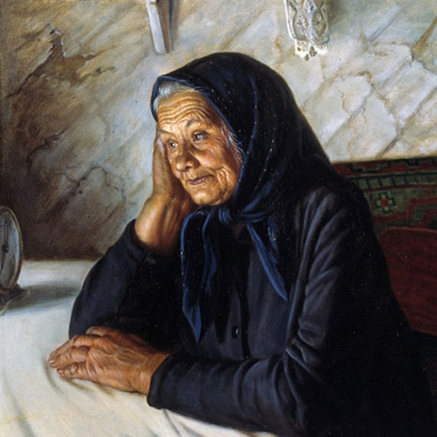 Шилов портрет матери