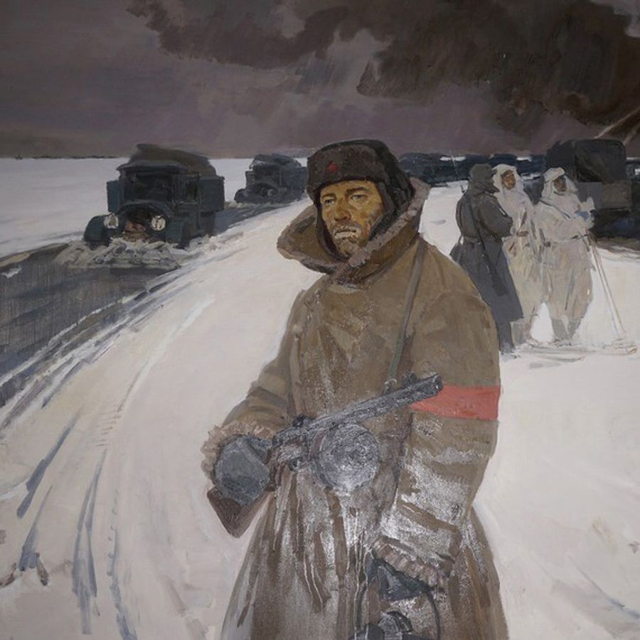 Ладога дорога жизни рисунки