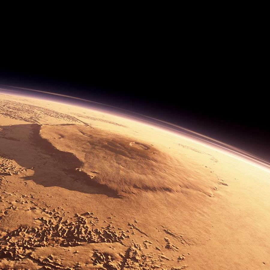 Гора Олимп Марс Харка