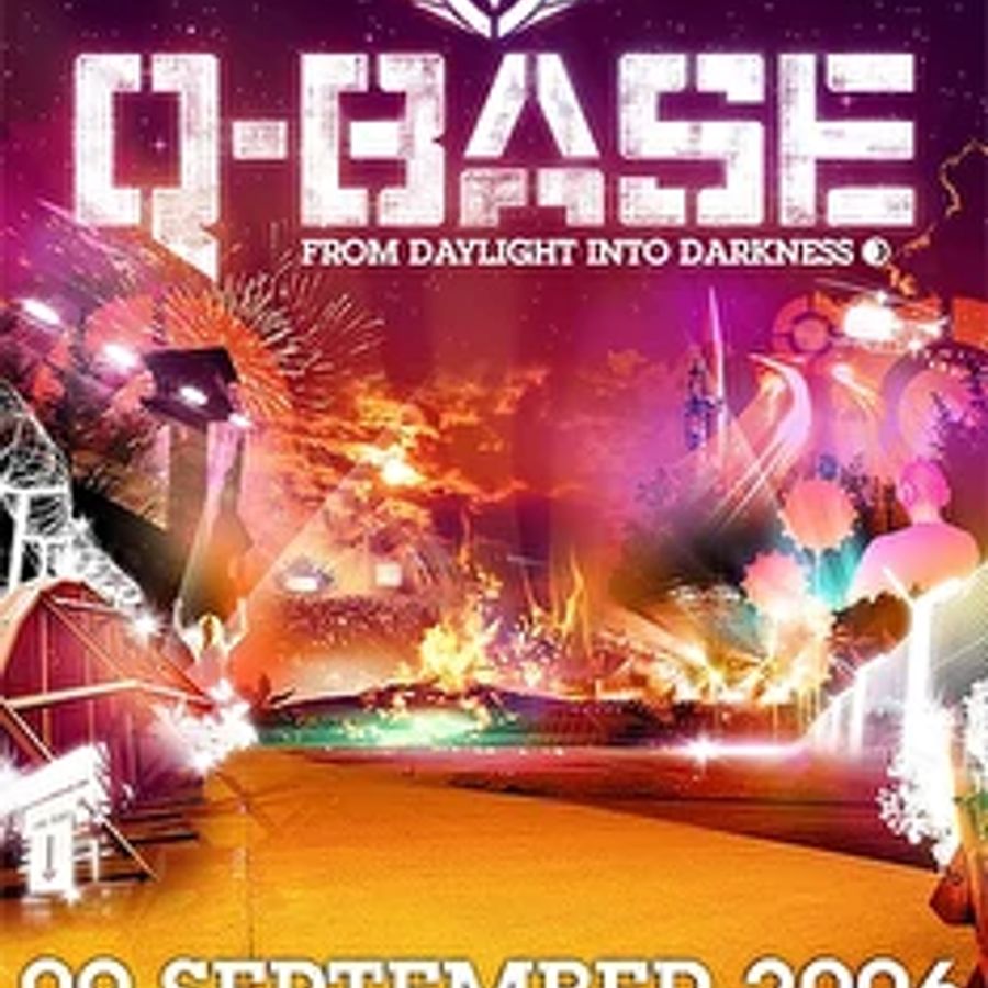 Q Base. Base Fest. Q-Base 2008. International Dance Festival logo.